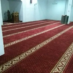 karpet masjid al namaz merah